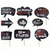 Pinche para Foto Props Para Fiesta Boda Casamiento x 12u.