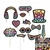 Pinche para Foto Props para Fiesta Vip x 12u.