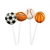 Placa Chupetin Pelotas Modelos x 4u.