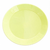 Plato Grande Redondo Plastico Amarillo Pastel 23cm