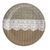 Plato Polipapel 17cm Encaje x 6u.