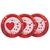 Plato Polipapel 17cm Love Enamorados x 6u. en internet