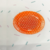 Plato Lunares 17cm Naranja x 24u.