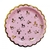 Plato Onda Caballito Rosa Pastel x 8u.