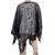 Poncho de Bruja Con Tela de Araña 150x150cm