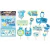 Pinche para Foto Props para Fiesta Baby Shower Nene x 12u.
