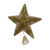 Puntero Estrella Purpurina Dorada 30x35 Aprox