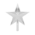 Puntal Estrella Mediano Metalizado Plata NAVIDAD SIGLO XXI