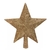Puntal 27cm Punta Estrella con Glitter Dorado
