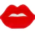 Servilleta de Papel Forma Beso (12 serv)