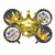 Set 5 Globos Metalizado Corona Dorada Happy Birthday
