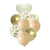 Set 9 Globos Metalizado Corazon Retro - Cotifan Cotillon