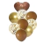Set 9 Globos Metalizado Corazon Retro - tienda online