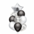 Set 9 Globos Premium Plata