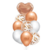 Set 9 Globos Premium Rosa Gold