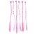 Set Mini Broches Infantil con Pelo y Corazon x 6u. - comprar online