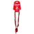 Collar de Cuentas Con Silbato Rojo 80cm - comprar online