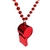 Collar de Cuentas Con Silbato Rojo 80cm