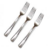 Tenedor Plastico Plata x 12u.