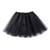 Pollera Tutu Negro Glitter 25cm Niños