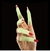 Uñas Rojas Bruja Fluorescente x 10u.