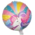 Globo Metalizado Redondo Unicornio Pastel 18"