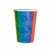 Vaso Polipapel 8oz Multicolor Rainbow x 8u.