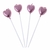Velas Forma Corazon Rosa Gold x 4u.