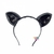 Vincha Plastica Gato Negro