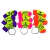 Vincha Plastica Red Social Fluo x 6u.
