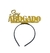 Vincha Soy Abogado Gibre Dorado x 1u.