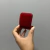 Porta Alianças de Veludo - Vermelho na internet