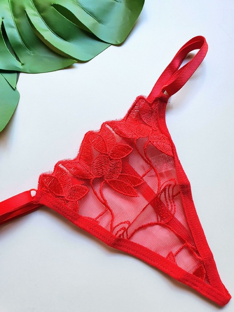 CALCINHA TULE PETALAS (TAM ÚNICO) - comprar online