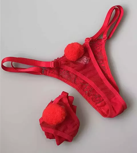 CALCINHA COM POMPOM - (TAM ÚNICO) - comprar online