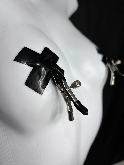 GRAMPOS PARA MAMILOS COM ADORNO EM METAL - SEXY IMPORT