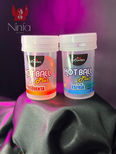 BOLINHA EXPLOSIVA ESFRIA/ESQUENTA HOT BALL PLUS - HOT FLOWERS