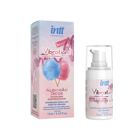 VIBRATION ALGODAO DOCE FUNCIONAL ELETRIZANTE (GEL 17G) - INTT - comprar online