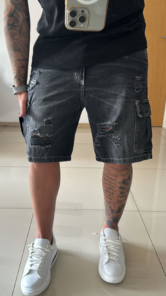 Bermuda de Jean negra