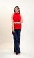 Blusa Linho Gola Alta Com Amarração Forum - comprar online