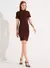 Vestido Marrom Forum - comprar online