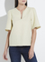 Blusa Linho Mangas Amplas Forum