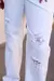 Tess Trouser Bianco Destroyed Seven For All Mankind na internet