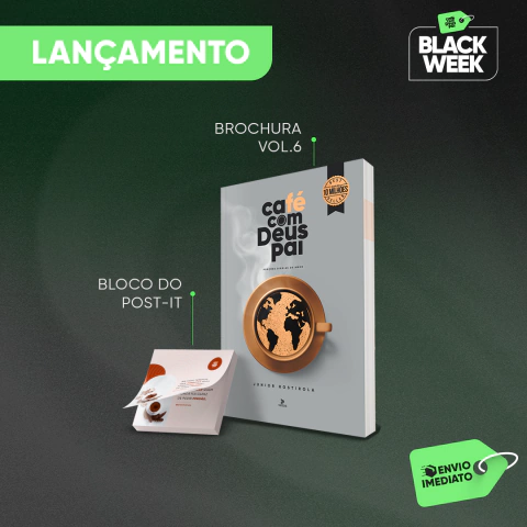 Café com Deus Pai vol.6 (brochura) + post-it - comprar online