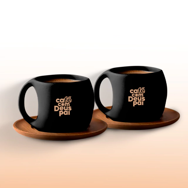 2 Canecas Café com Deus Pai | Edição 2025 - comprar online