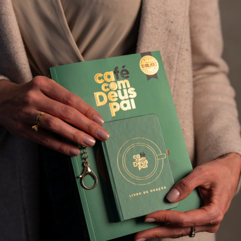 Imagem do Café com Deus Pai Vol. 7 (Capa Dura) + Livro de Oração (Verde)