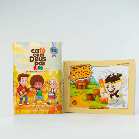 Café com Deus Pai Kids vol.1 + Entre cores na internet