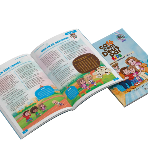 Imagem do Café com Deus Pai Kids vol. 1 + vol. 2 + vol. 3 + vol. 4 + Café com Deus Pai vol. 6 (capa dura)