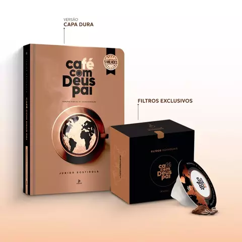 Café com Deus Pai 2025 (Capa dura) + 10 filtros individuais - comprar online