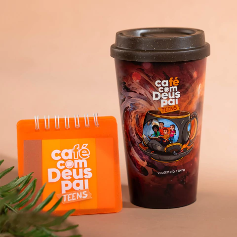 Café com Deus Pai Vol.5 (capa dura) + Café Com Deus Pai Teens + Copo Café com Deus Pai + Copo Teens + Bolsa Teens na internet