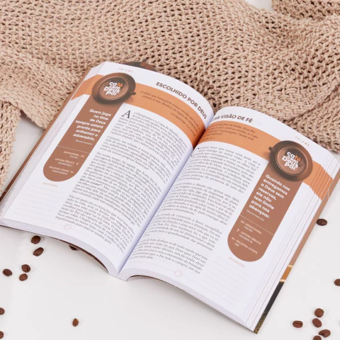 Café com Deus Pai Vol.5 (brochura) + Presentes: Ecobag + Marca-texto - comprar online
